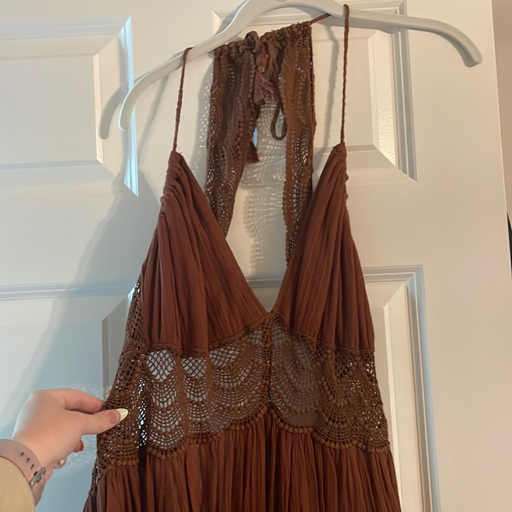Rust color Free People dress